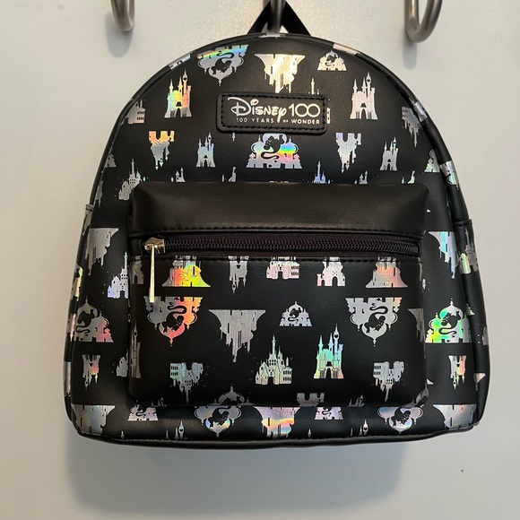 NWT Disney 100 Castles mini backpack & tech wristlet main image 4